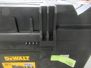 lot 168 image: Dewalt Tool Box Filled With NEW Handtools and More Tool Box is in used condition
