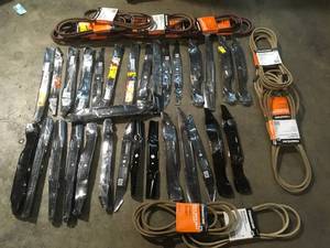 Lot of assorted Powercare Belts and Blades not used