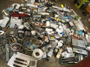 Lot of assorted Misc items Plumbing, Bathroom, hardware and more see pictures