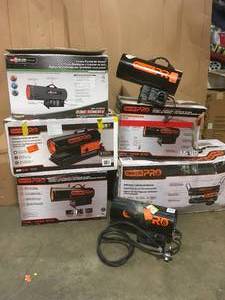 Lot of Dyno Glo Heaters see pictures customer Returns