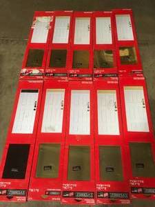Lot of Evervilt 8 in x 34 in Bright Brass Kick Plate