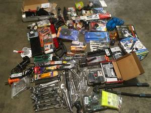 Lot of assorted Hardware, tools and misc items customer returns various conditions see pictures