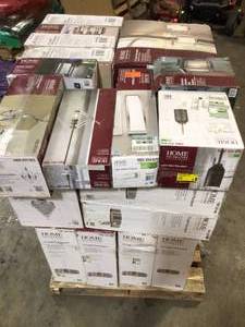 Pallet with assorted Home Decorators Lightning various models and conditions customer returns see pictures