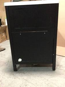 lot 4 image: Bathroom Vanity Damaged in back Customer Returns See Pictures