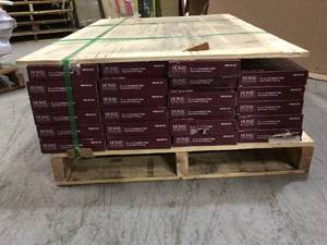 lot 19 image: Pallet of 23 cases of Coastal Oak 7.5 in. L x 47.6 in. W Luxury Vinyl Plank Flooring (24.74 sq. ft.  case) by Home Decorators Collection Customer Returns See Pictures