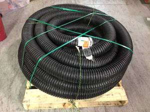 lot 33 image: 4 in. x 100 ft. Corrugated Pipes Drain Pipe Perforated by Advanced Drainage Systems Customer Returns See Pictures