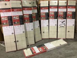 lot 36 image: Lot of 9 100 sq. ft. 3.9 ft. x 25.7 ft. x 0.059 in. Universal Underlayment for QuicTile, Vinyl Plank, Laminate, Eng Hardwood by QuicPrep Customr Returns See Pictures