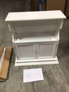 lot 29 image: Hampton Harbor 30 in. W Space Saver in White by Home Decorators Collection Customer Returns See Pictures