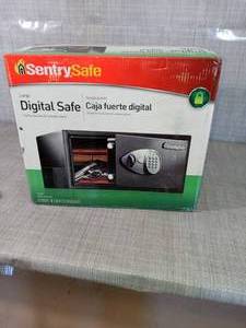 lot 5 image: 1.0 cu. ft. Security Safe with Digital Keypad by SentrySafe- not used -SEE PICTURES