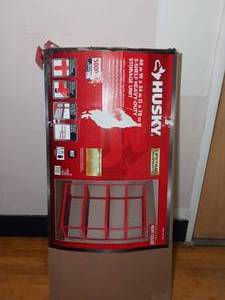 lot 37 image: Red 5-Tier Heavy Duty Steel Garage Storage Shelving (48 in. W x 78 in. H x 24 in. D) by Husky - open box not used -SEE PICTURES