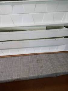 lot 65 image: Light Taupe 5-Tier Plastic Shelving Unit (29 in. W x 75 in. H x 13 in. D) by Plano- open box not used -SEE PICTURES