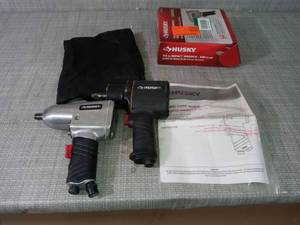 lot 104 image: Impact Wrench by Husky- set of 2- used  - SEE PICTURES