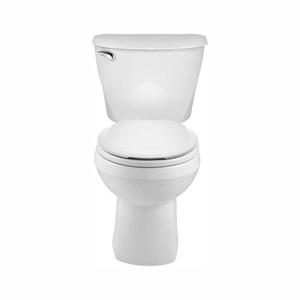 lot 83 image: Reliant 2-Piece 1.28 GPF Single Flush Round Toilet with Slow Close Seat in White by American Standard- open box not used -SEE PICTURES