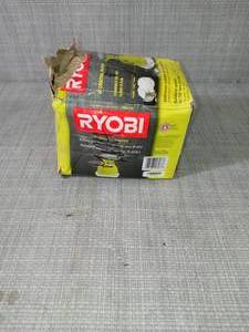 lot 114 image: 0.5 Amp Corded 6 in. Orbital BufferPolisher by RYOBI- open box not used  - SEE PICTURES