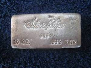 10 oz Silver Towne .999 Fine Silver...
