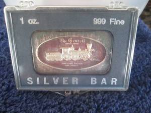 1 oz. .999 Silver Bar (Train)...
