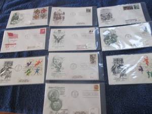 10 Assorted First Day of Issue Sta...