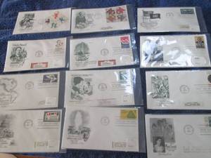 12 Assorted First Day of Issue Sta...
