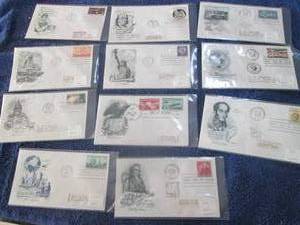 11 Assorted First Day of Issue Sta...