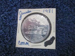1981 Canada Silver Dollar BU (Trans...