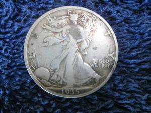 1935 Walking Liberty Half Dollar...