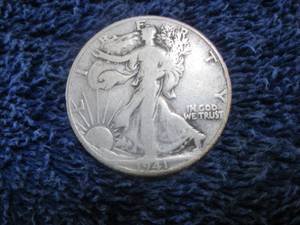1944 D Walking Liberty Half Dollar...