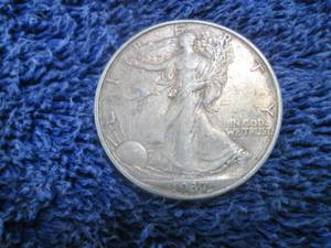 1937 Walking Liberty Half Dollar...