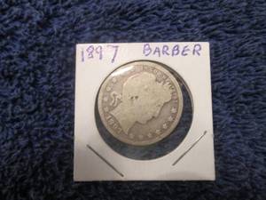 1897 Barber Quarter Dollar...