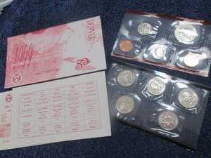 1999 Uncirculated Coin Set Denver...