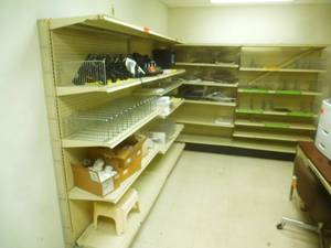 Shelf Units Inventory Room