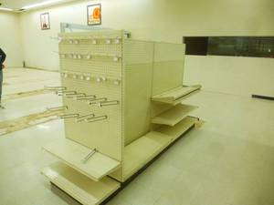 Shelf Unit Locking Glass