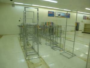 Chrome Clothes Racks & Sun Glass Displays