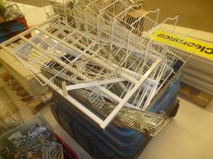 Wire Display Parts Blue Tote