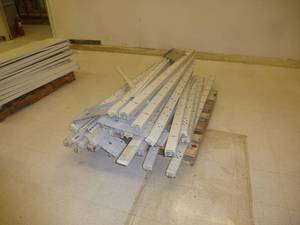 Several Pallets of Shelving Parts