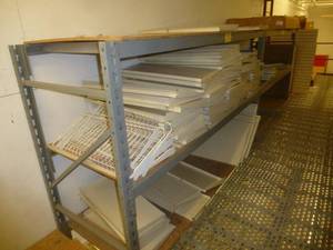 2 Bays of shelving Components