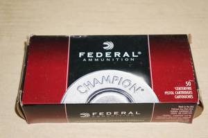 50 Federal Champion 9mm Luger 115 Gr FMJ RN Ammo