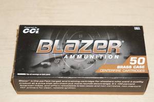 50 Blazer Brass 9mm Luger 124 Gr FMJ Ammo