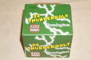 500 Remington 22 Thunderbolt .22 LR RN Ammo