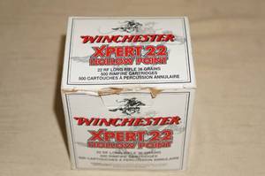 500 Winchester Xpert 22 Hollow Point .22 LR 36 Gr Ammo