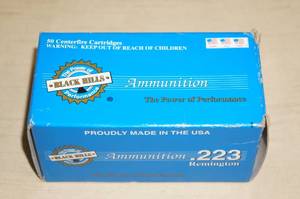 50 Black Hills .223 Rem 55 Gr FMJ Ammo