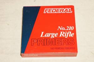 100 Federal No 210 Large Rifle Primers