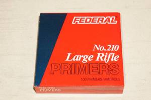 100 Federal No 210 Large Rifle Primers