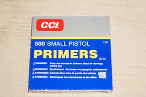 100 CCI 500 Small Pistol Primers