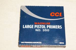 100 CCI 350 Large Pistol Magnum Primers