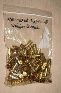 100 .40 Cal Unprimed Virgin Brass Casings