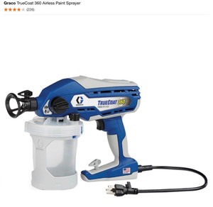 GRACO TRUECOAT 360 AIRLESS PAINT SPRAYER. SEE PICTURES