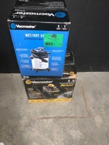 ASSORTED VACMASTERS VACUUMS. SEE PICTURES