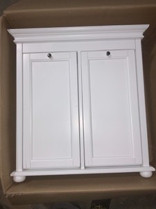 HAMPTON  HARBOR 26 IN. DOUBLE TILT-OUT HAMPER IN WHITE. SEE PICTURES