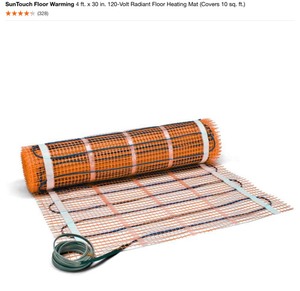 SUNTOUCH WARMING 4 FT X 30 IN . 120-VOLT RADINET FLOOR HEATING MAT (COVERS 10SQ. FT.) SEE PICTURES