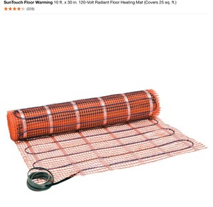 SUNTOUCH FLOOR WARMING 10 FT X 30 IN. 120-VOLT RADINET FLOOR HEATING MAT. SEEN PICTURES
